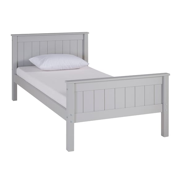 Alaterre Furniture Harmony Twin Wood Platform Bed, Dove Gray AJHO1080 - main